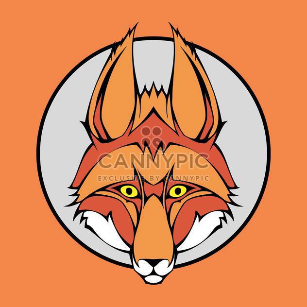 fox animal vector head - vector gratuit #129269 