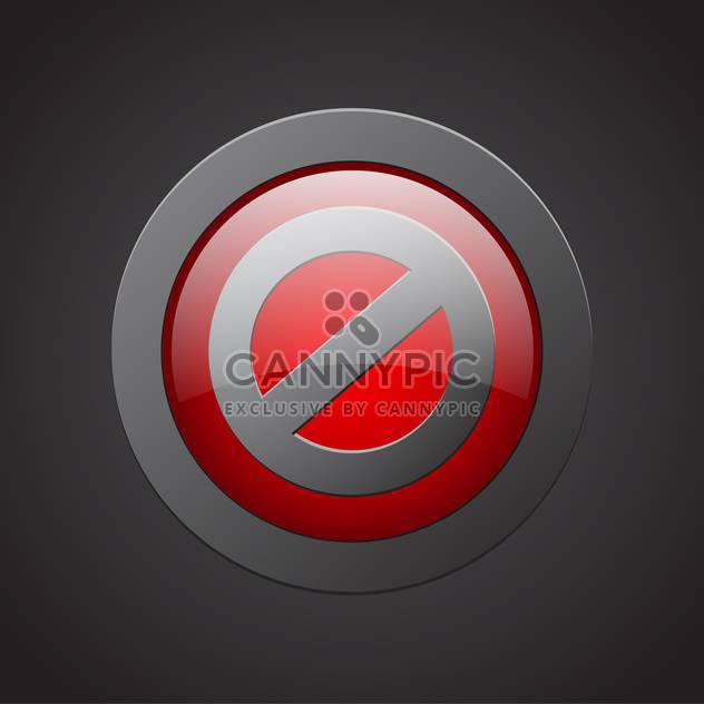 red no sign vector background - vector gratuit #130259 