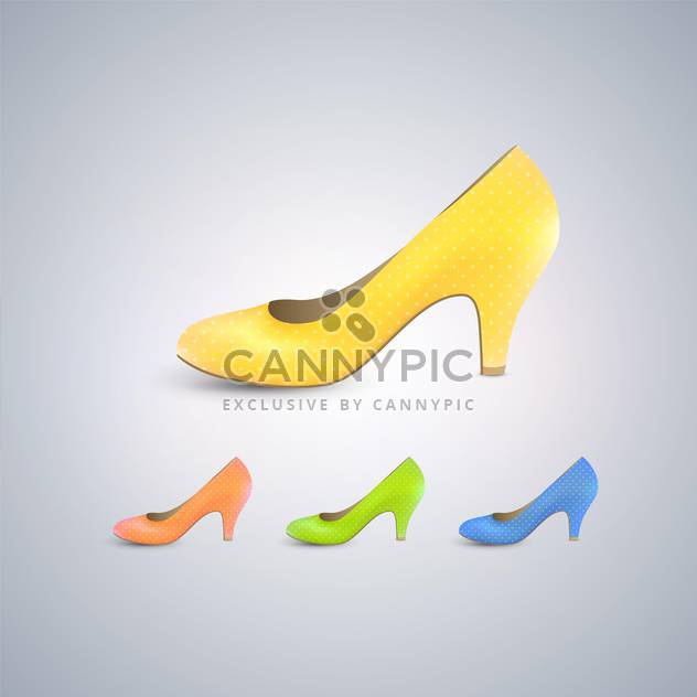 Elegant women's shoes collection - Free vector #131299