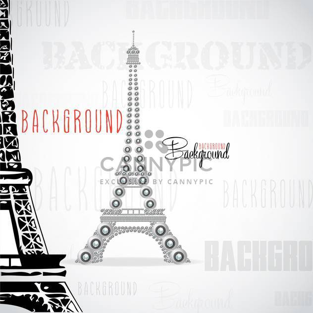eiffel tower made of webcams - Free vector #133099