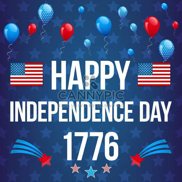 american independence day background - vector gratuit #134049 