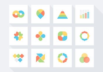 Free Infographic Vector Icon Set - Free vector #141279