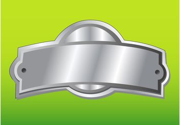 Silver Badge - Kostenloses vector #141579