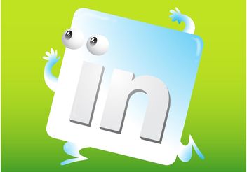 LinkedIn Icon - vector #141689 gratis