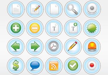 Computer Vector Icon Pack - Free vector #141749