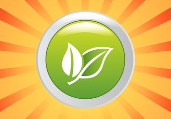 Green Leaves Logo - vector gratuit #142369 