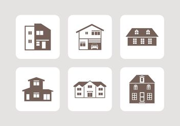 Free Houses Vector Icons - vector gratuit #142429 