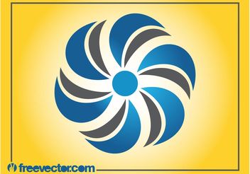 Flower Logo Template - Free vector #142519