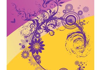 Nature Scroll Vector - Free vector #143139