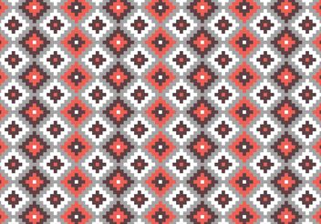 Aztec Mayan Primitive Bricks Pattern Vector - Free vector #144149