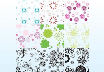 Free Floral Patterns - Kostenloses vector #144179