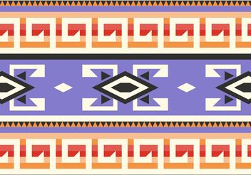 Purple Native American Pattern Vector - бесплатный vector #144259