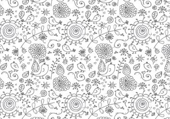 Nice Floral Vector Background - Free vector #144309