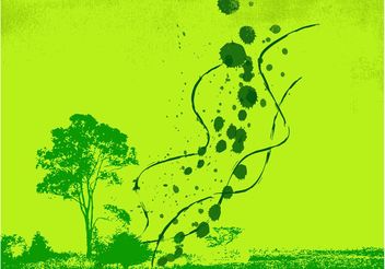 Green Spring Background - vector #144619 gratis