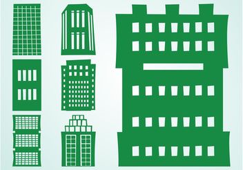 Tall Buildings Set - Free vector #144889