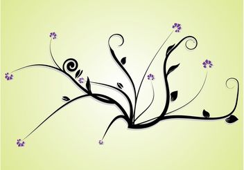 Floral Image Vector - Free vector #146119