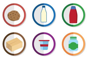 Vector Food Icons - Free vector #146779