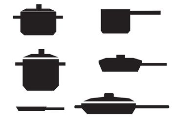Free Vector Pan with Handle - Free vector #147249