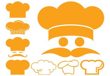 Chef Hat Icons - Free vector #147309