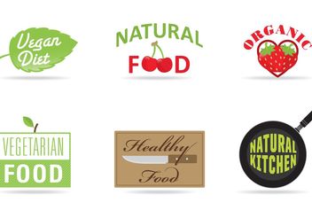 Diet and Product Vector Logos - бесплатный vector #147499