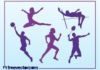 Free Sport Silhouettes - Free vector #148569