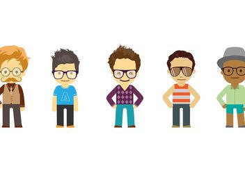 Cool Dude Vector Pack - Free vector #150839