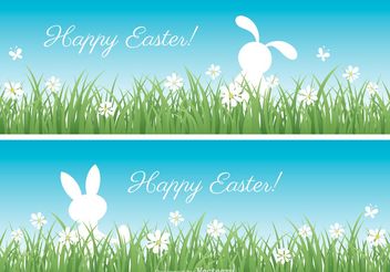 Free Easter Vector Banners - Free vector #152889