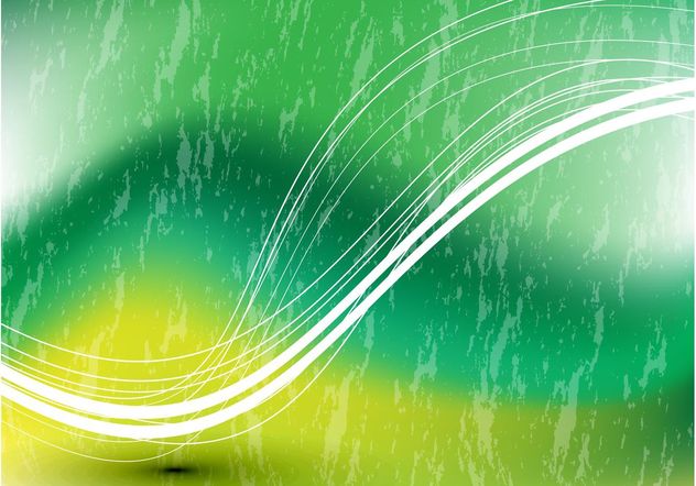 Green Swoosh Vector Background - vector gratuit #153159 
