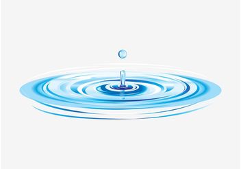 Water Ripples Vector - Kostenloses vector #153399