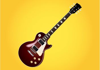 Les Paul Guitar - Kostenloses vector #155609