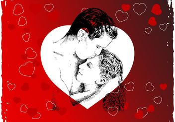 Lovers Background - Free vector #158179