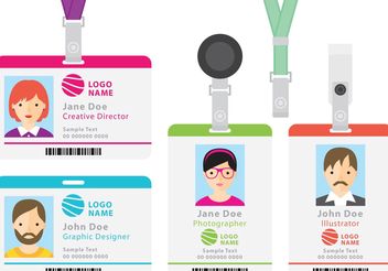Identification Cards - Free vector #158319