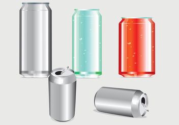 Soda Can Template - Free vector #158789