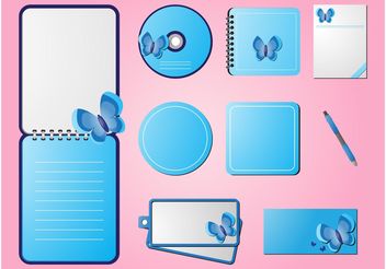 Spring Stationery - Free vector #158929
