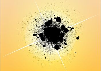 Splattered Paint Layout - Free vector #159389