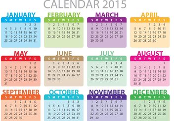 Monthly Daily Planner Vector - vector gratuit #159409 