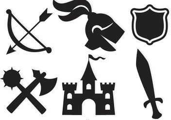 Medieval Vector Icons - Free vector #160219