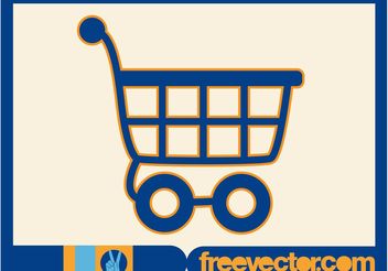 Shopping Cart Icon - Free vector #160799