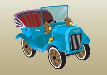 Old-timer Car - Free vector #161379