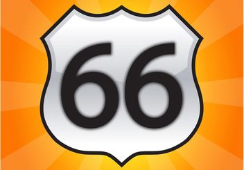 Route 66 - vector gratuit #162019 