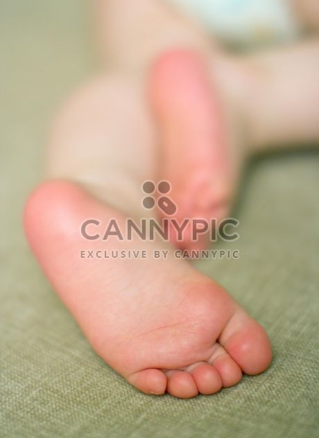 Closeup of small baby's feet - Free image #182689