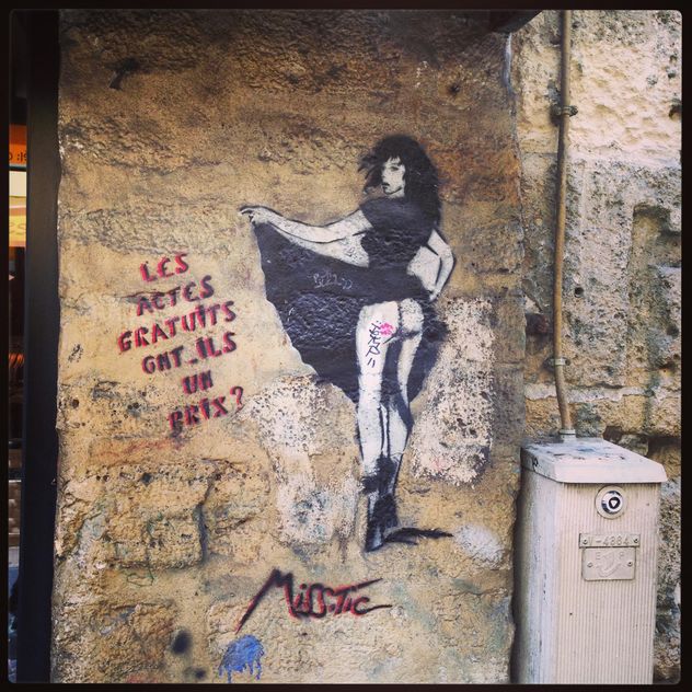 Street art in Paris - Kostenloses image #183329