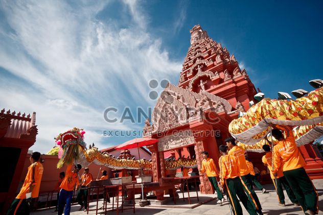 Chinese dragon during Parade in Surin - image gratuit #186139 