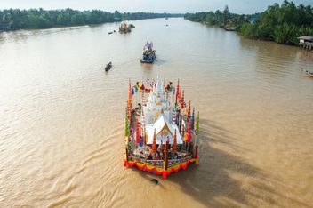 #tradition, #Drag, #towed, #chakpra, #waterway, #suratthani, #south - image gratuit #186599 