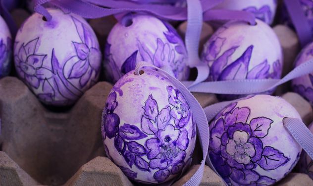 Painted Easter eggs - Free image #187539