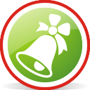 Christmas Tree Bell Rounded - icon gratuit #197059 