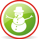 Snowman Rounded - icon gratuit #197069 