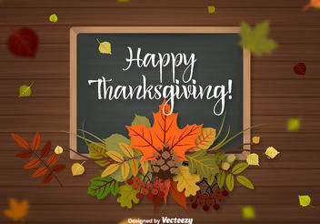 Thanksgiving Background Vector - Free vector #199279