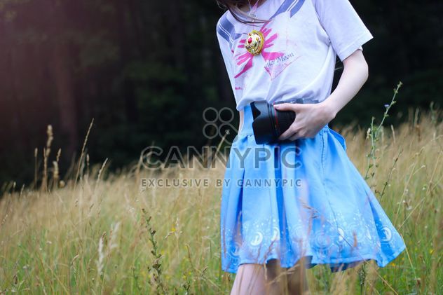 Girl in sailor moon t-shirt - Free image #200779