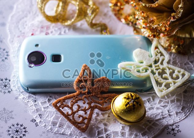 Christmas decoration of smartphone - image #200789 gratis